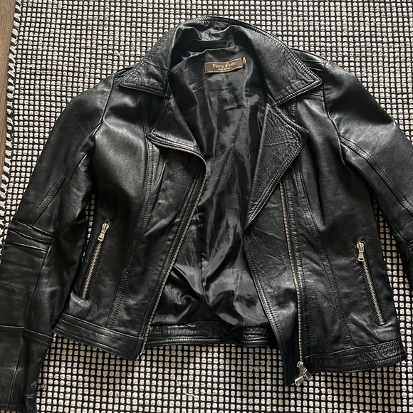 Faux Leather Moto Jacket - Picture 3 of 4